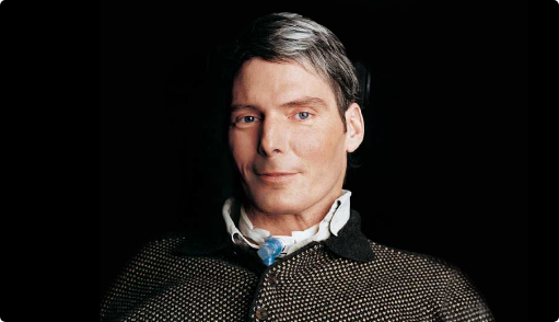 Christopher Reeve speaking on stem cell research.